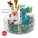 Copco Storage Turntable with Removable Dividers, 12 Inch, Clear