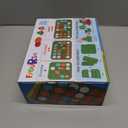 Logic Road Builder Games Toys: STEM Toys for 4 Year Old Kids, Montessori Board Game Brain Teaser Puzzles Preschool Learning Activities Educational Toy for Toddler Ages 3 5 6 7 8-12 Gifts(Green 32PCS)