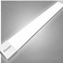 Plug and Play Linkable Waterproof LED Tube Light, 4FT 36W 5000K with Switch Cord, Easy Installed on Ceiling or Wall Without Wiring for Garage, Under Cabinet, Shop Light