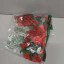 Sanrich 4pcs/Pack Fabric Rose Hair Flowers Clips Mexican Hair Flowers Hairpin Brooch Headpieces (Red)