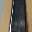 alophoty 8 FT Garage Door Seal Bottom Kit - Heavy Duty EPDM Rubber U+O Ring Weather Stripping with Pre-drilled Aluminum Track, Universal Replacement Stops Rain, Drafts & Pests, Easy to Install