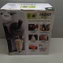 GreenPan Frost Ice Cream Maker & Slushie Machine, Soft Serve, Sorbet, Margaritas, Milkshakes, Frozen Yogurt, No Pre-Freezing, Ready in 15 Mins, 6 Modes, 7 Textures, Self-Cleaning, Family Size, Gray