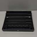 Locker Organizer Shelf Adjustable Width and Height, Ideal Locker for School, Office, and Gym Lockers (Black)