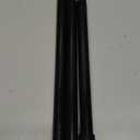 Black Spring Tension Curtain Rod 28-52 Inches, 7/8" Diameter Adjustable Shower Curtain Rod No Drill, Anti-slip Heavy Duty Spring Curtain Rod for Windows Bathroom Kitchen Closet Doorway (Black 1 Pack)