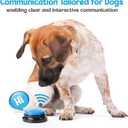 A-URA Dog Buttons for Communication with Mat, HD Sound Quality Dog Talking Button Set Non-Slip Back Mat, Dog Buttons Talk for Training, Pet Talking Buttons for Dog (Pack of 8)