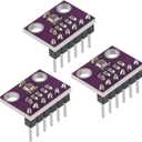 AITRIP 3PCS Pre-Soldered GY-BME280 BME280 Digital 3.3V Temperature Humidity Sensor Atmospheric Barometric Pressure Board IIC I2C Breakout Compatible with Arduino Raspberry Pi