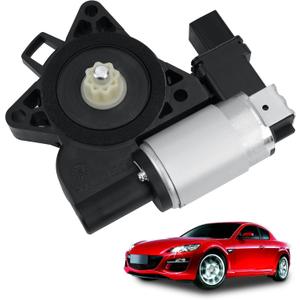 742-802 Power Window Lift Motor Compatible with Mazda 3, 5, 6, CX-7, CX-9, RX-8, Replace# G22C5858XF, GJ6A5858XC, D01G5858XB. (Front Right & Rear Left)