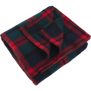 Trail Maker 50x60 Throw Blankets, Plaid Fleece Throw Blankets for Bedroom, Couch, Livingroom, Chair, Pets, Outdoors (Green)