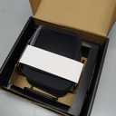 Lexenic Absorbent Felt and Cup Coasters with Holder,6Pack,Black