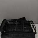 Dish Drying Rack for Kitchen Counter, 2-Tier Stainless Steel Dish Drainer with Drainboard & Utensil Holder, Large Capacity Metal Kitchen Dishes Drying Rack Plate Organizer for Bowls/Cups/Bottles