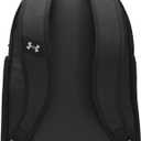 Under Armour Unisex Hustle Sport 6.0 Backpack, (001) Black/Black/Metallic Silver, One Size Fits Most
