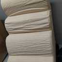 4-Step Dog Stairs and Ramp for Beds or Couches,Non-Slip Sturdy Pet Steps for Small Dogs and Cats,17.4" H,Beige