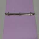 SUNEE 3 Ring Binder 1 Inch D Ring, Clear View Binder Three Ring PVC-Free (Fit 8.5x11 Inches) for School or Office Supplies, Purple, 1 Pack
