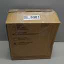 Home Zone Living 1.3 Gallon Small Bathroom Trash Can with Lid and Step Pedal, Stainless Steel Wastebasket with Slim Design for Home and Office, Matte Pink, 5 Liters