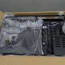 GSlife Large Expandable Dish Drying Rack for Kitchen Counter - Adjustable Dish Drainer with Pans Slots, Rust-Resistant Dish Rack with Utensil Holder and Drainboard, 16.5"-24.4" L x 12.6" W Black