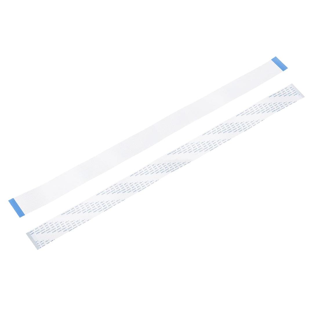 uxcell Flexible Flat Cable,500mm 1mm Pitch 30 Pins FPC FFC Flexible Ribbon Cable for LCD TV Car Audio DVD Player 10Pcs (A Type)