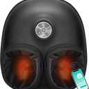 Medcursor Foot Massager with Heat, Shiatsu Deep Kneading Machine, Multi Air Compression Intensity, Smart APP Mobile Remote Control and Foot Massage Relax for Home and Office Use, FSA HSA Eligible
