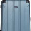 Kenneth Cole REACTION Out of Bounds Lightweight Hardshell 4-Wheel Spinner Luggage, Granite Blue, 28-Inch Checked