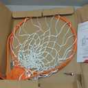 GoSports Regulation 18" Steel Basketball Rim - Choose from Fixed or Breakaway - Use for Replacement or Garage Mount