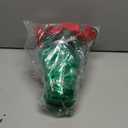 14" Potted Red Poinsettia Plant with 5 Flowers, Artificial Potted Poinsettia