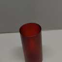 Eebuss LED Flameless Candles with Remote - Battery Operated, Fake Candles for Home Décor Tapered Glowing Pillar Candle Lights Add a Warm and Romantic Atmosphere Set of 2 (D 3"×H 6" 6") (Red)