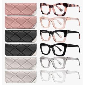 CCVOO Stylish Reading Glasses for Women, Eyeglasses, Blue Light Readers for Women, Computer Eye Glasses, Cheaters CCVOO Stylish Reading Glasses for Women, Eyeglasses, Blue Light Readers for Women, Computer Eye Glasses, Cheaters