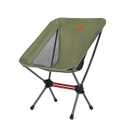 Naturehike Ultralight Camping Chair, Portable Backpacking Chair with Storage Bag & Anti-Sinking Feet, Lightweight Compact Collapsible Camp Chair