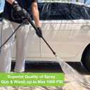 Bear Force Replacement Spray Gun with Extension Wand & M22-15 Connector, Compatible with Some of Ryobi, Greenworks, Craftsman, Kar-cher, SunJoe, Westinghouse, LWQ Electric Pressure Washer Max 1900 PSI