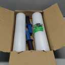 FugaCity Stretch Wrap Film-2 Pack 15 inch Wide 1000ft Heavy Duty Shrink Wrap,60 Gauge 500% Stretch Industrial Strength for Pallet Wrap, Furniture Wrapping Moving & Protection,2 Roll with Handles