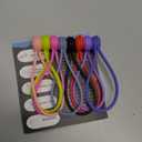 Magnetic Cable Ties 10 PCS Reusable Cable Organizers Earbuds Cords USB Cable Manager Keeper Wrap Ties Straps Bookmark Clips Whiteboard Noticeboard Fridge Magnets for Office, School, Home Organization