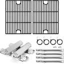 Adviace Replacement Parts for Nexgrill 4 Burner 720-0830X & 5 Burner 720-0888S Gas Grill, Replacement for 720-0830X Grate & 720-0830X Flame Tamer & 720-0830X Burners & 720-0830X Igniter