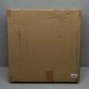 Large Ottoman Tray, 22" Big Ottoman Tray for Living Room, Large Serving Tray with Handles for Coffee Table Kitchen Counter,Great Round Wooden Trays with 4 Round Coasters for Appetizers, Dinner