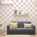 2 x 25 Pack Tile Stencils, Reusable Flower Pattern Painting Stencils for Painting on Wall Wood Floor Furniture