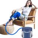 Inmoredo Cold Compression Machine for Knee, Portable Ice Therapy Machine with Quiet Pump and Compression Pad, Cooling System for Joint Support