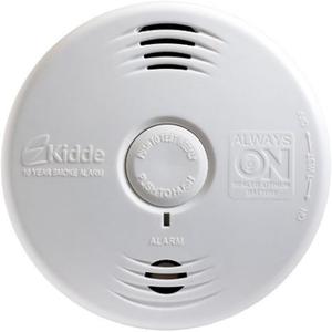Kidde Smoke Detector, 10Year Battery, Photoelectric Sensor Smoke Alarm