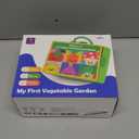 hahaland Baby Toys 6-12 Months - Fruits Vegetables Garden Plant Plush - 6 Month Old Toys Montessori Sensory Toy Carrot Flower with Rattles Mirror Squeaker Textures Crinkle Tissues Easter Baby Gifts