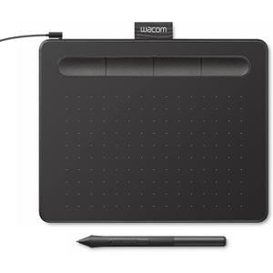 Wacom Intuos Small Graphics Drawing Tablet, Includes Training & Software; 4 Customizable ExpressKeys Compatible with Chromebook Mac Android & Windows, Black