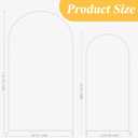 Putros Metal Arch Backdrop Stand White Wedding Backdrop Stand Set of 2 (7.2FT,6FT) Square Arch Frame for Birthday Party Graduation Ceremony Decoration