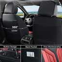 Coverado Seat Covers, Car Seat Covers Front Seats, Leather Seat Covers for Cars, Automotive Seat Covers Car Seat Protector Car Seat Cushion Universal Fit for Most Sedans SUV Pick-up Truck(Burgundy)