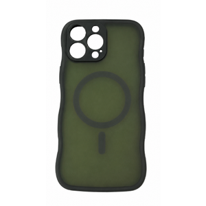  for iPhone 16 Pro-Max Case: [Compatible with Magsafe]  Translucent Matte Military Grade Shockproof Full Camera Protective Phone Cover - Green