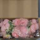 Crowye 16 Bundles Artificial Peonies Realistic Flowers with Stems Bouquet Peonies for Table Centerpieces Wedding Decoration Bridal Floral Arrangement (Light Pink)