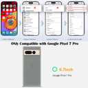 Tnarru Designed for Google Pixel 7 Pro Case with Ring Stand, Support Magnetic Car Mount Rotating Finger Holder Soft TPU Cover Plating Edge Slim Phone Case for Pixel 7 Pro Blue