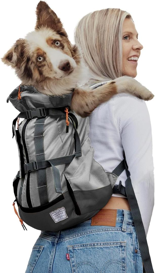 K9 Sport Sack Urban 3 - Large, Concrete - Ideal for Dogs with 20-22 Back Length - Dual-Use, Backpack-Style Carrier + Everyday Pack