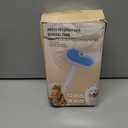 Pet Steam Brush for Dog & Cat - 3-in-1 Steam Grooming Brush for Shedding & Hair Removal - Self Cleaning Spray Comb with Mist for Long Haired Pets - Includes 1*Waterless Shampoo, Blue