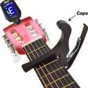 30" Wood Guitar with Case and Accessories for Kids/Girls/Boys/Beginners (Pink Gradient)