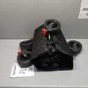 46" L Collapsible Foldable Extended Wagon, 500LB Weight Capacity with 280L Heavy Duty Folding Cart,Utility Wagon with All-Terrain Beach Wheel & Drink Holders,Black