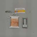 Twinkle Star 33ft 100LED Copper Wire String Lights Fairy String Lights 8 Modes USB Powered with Remote Control for Wedding Party Home Christmas Decoration, Warm White