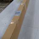 ROTHLEY Heavy Duty Curtain Rods for Windows 66 to 120 Inch Long Drapery Rods with Adjustable Length 1 Inch Diameter Black Decorative Curtain Pole For Living Room With Klick Fit Brackets-Orb Finial