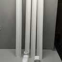 DuctlessAire White Paintable Mini Split Line Set Cover Kit - Cover for Ductless Mini Split AC & Heating System - Easy to Install Hide-A-Line Kit (3" x 30 ft.)