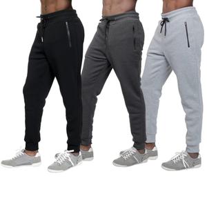 3 Pack Fleece Active Athletic Workout Jogger Sweatpants for with Pocket and Drawstring S